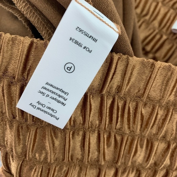 CINQ A SEPT Kylie Satin High-Rise Pants: Cinnamon - Picture 14 of 16